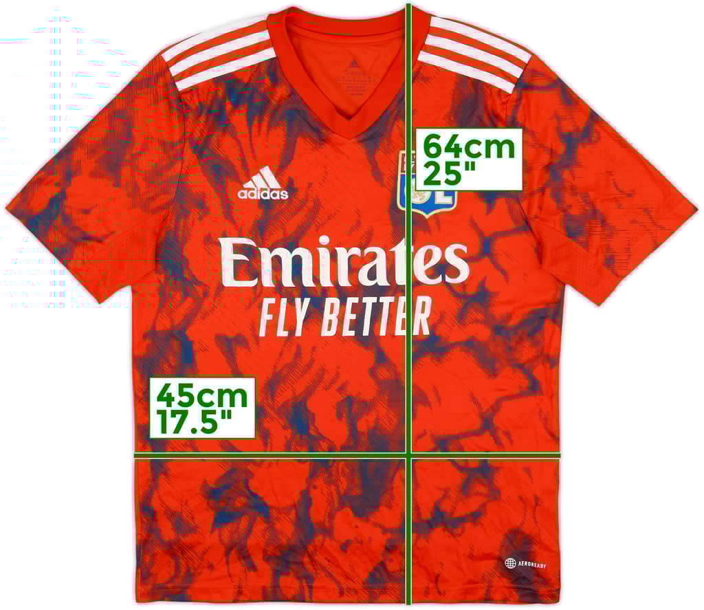 2022-23 Lyon Away Shirt - 9/10 - (L.Boys)