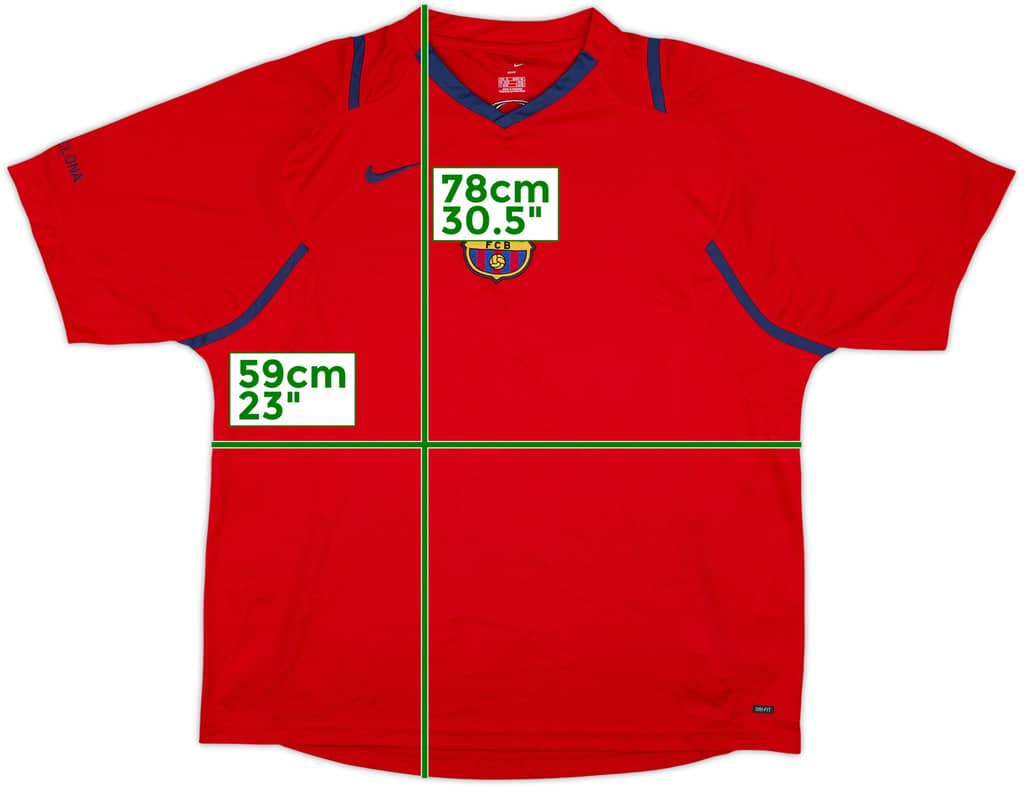 2006-07 Barcelona Nike Training Shirt - 8/10 - (XL)