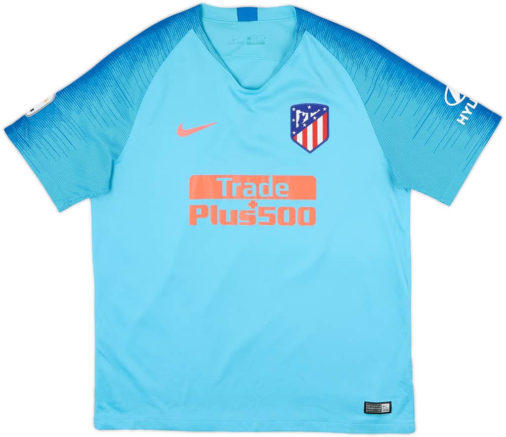 2018-19 Atletico Madrid Away Shirt - 8/10 - (L)