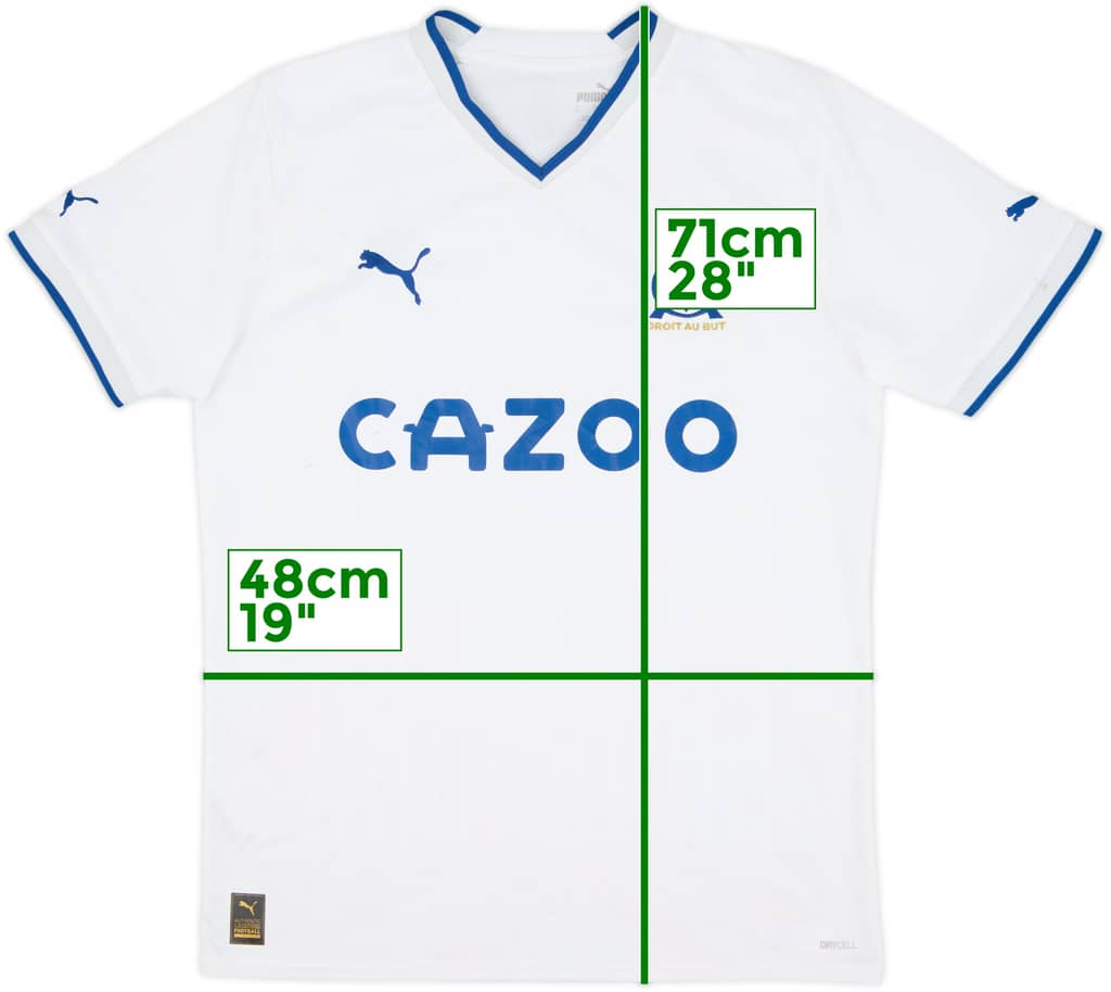 2022-23 Olympique Marseille Home Shirt - 6/10 - (M)