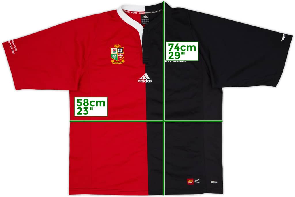 2005 British & Irish Lions/New Zealand Rugby Commemorative Shirt - 8/10 - (L)