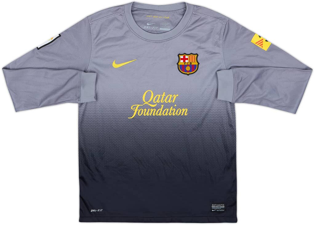 2012-13 Barcelona GK Shirt - 8/10 - (M.Boys)
