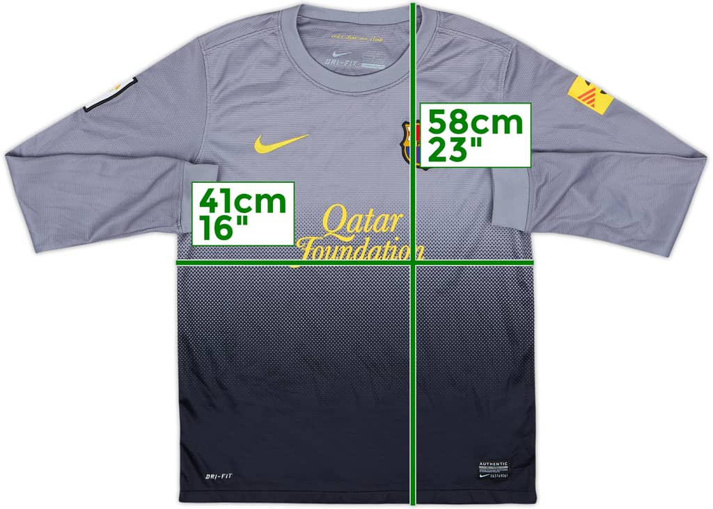 2012-13 Barcelona GK Shirt - 8/10 - (M.Boys)