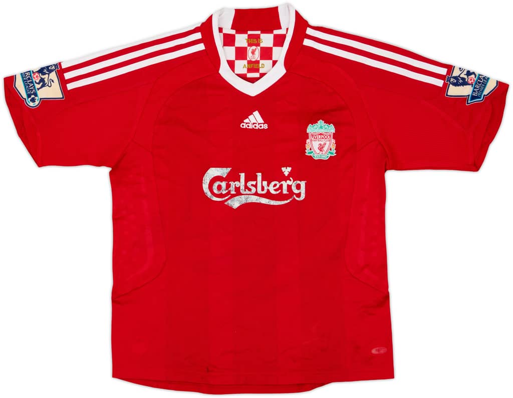 2008-10 Liverpool Home Shirt - 4/10 - (M.Boys)