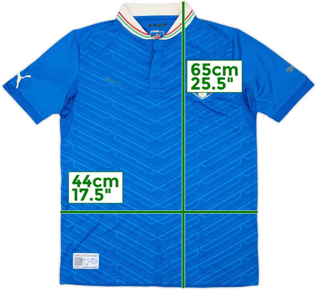 2012-13 Italy Home Shirt - 4/10 - (XL.Boys)