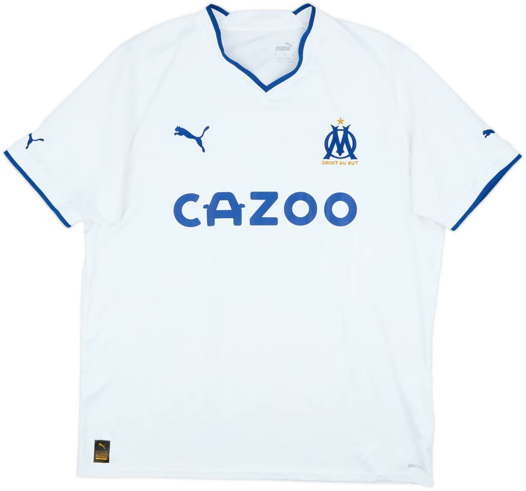2022-23 Olympique Marseille Home Shirt - 8/10 - (XL)