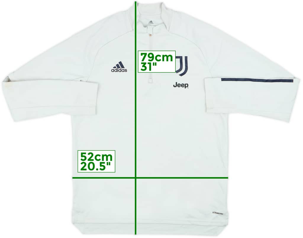 2020-21 Juventus adidas 1/4 Zip Drill Top - 6/10 - (L)