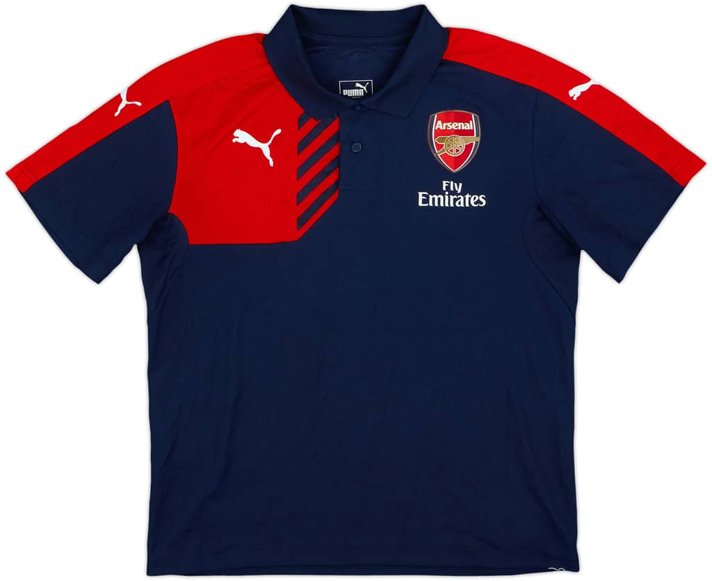 2015-16 Arsenal Puma Polo Shirt - 8/10 - (L)