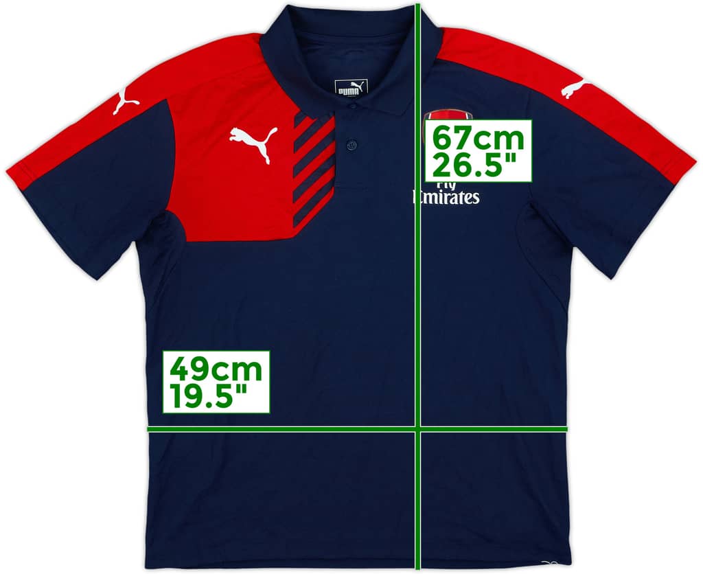 2015-16 Arsenal Puma Polo Shirt - 8/10 - (L)