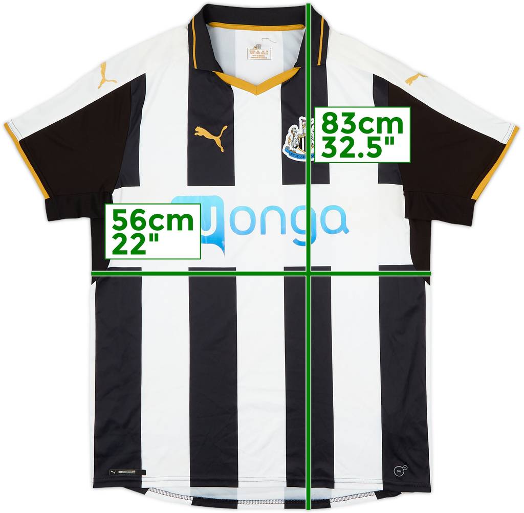 2016-17 Newcastle Home Shirt - 7/10 - (XL)