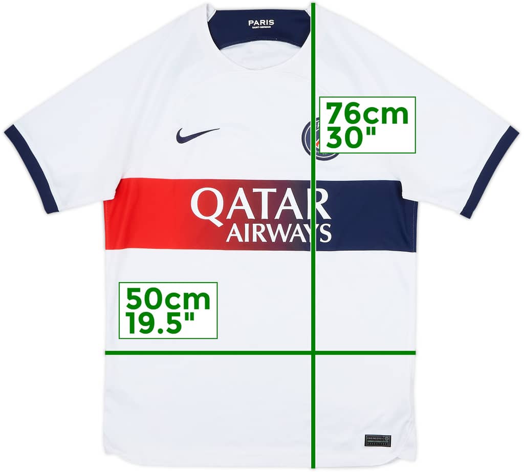 2023-24 Paris Saint-Germain Away Shirt - 8/10 - (M)