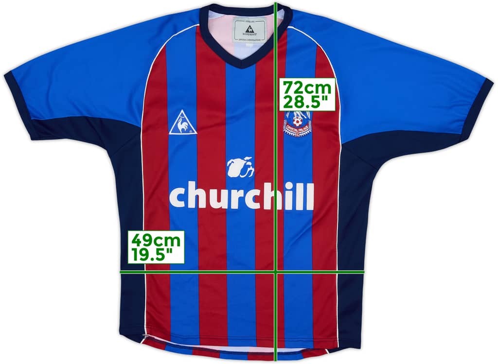 2002-03 Crystal Palace Home Shirt - 8/10 - (L)