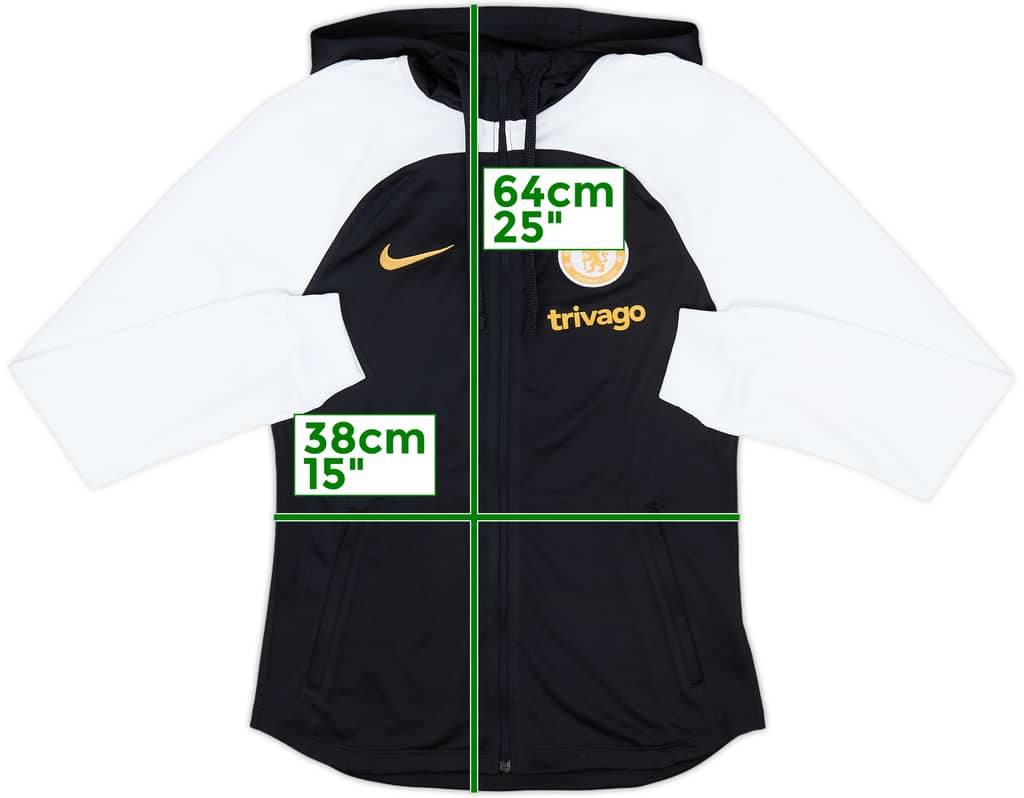 2023-24 Chelsea Nike Hooded Track Jacket - 9/10 - (Women's XS)