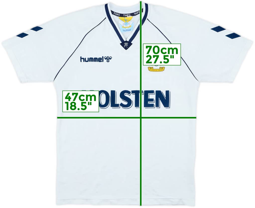 1989-91 Tottenham Home Shirt - 9/10 - (M)