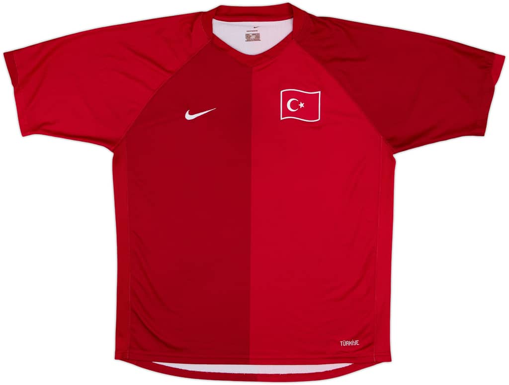 2006-08 Turkey Home Shirt - 8/10 - (L)