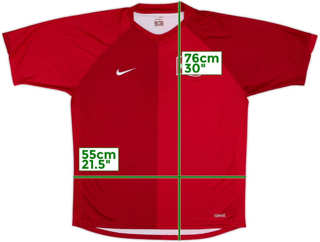 2006-08 Turkey Home Shirt - 8/10 - (L)