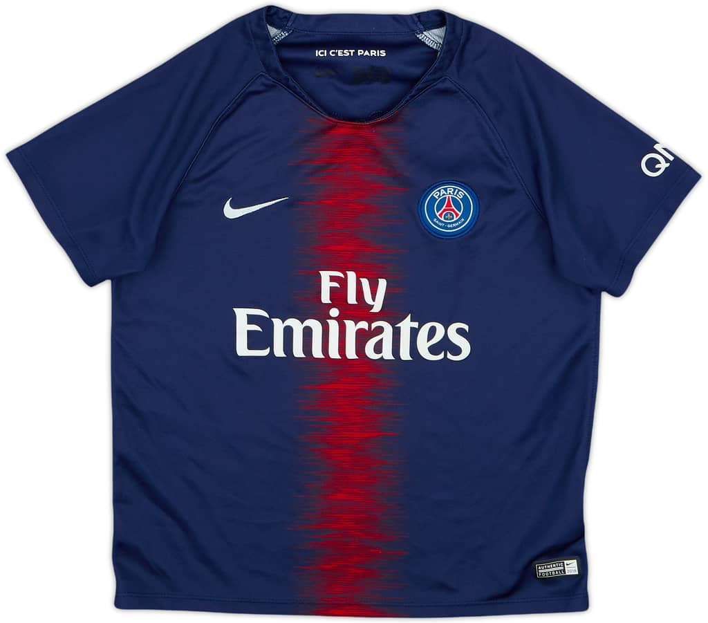 2018-19 Paris Saint-Germain Home Shirt - 6/10 - (7-8 Years)
