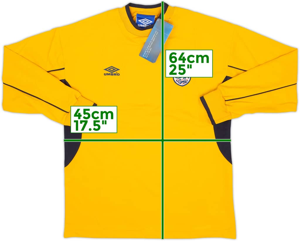 1999-01 England GK Shirt (L.Boys)