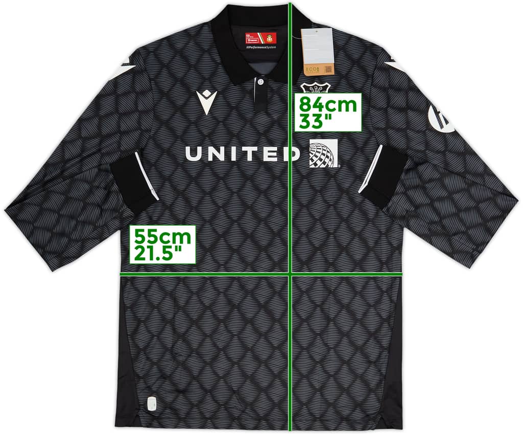 2024-25 Wrexham Away L/S Shirt (XXL)