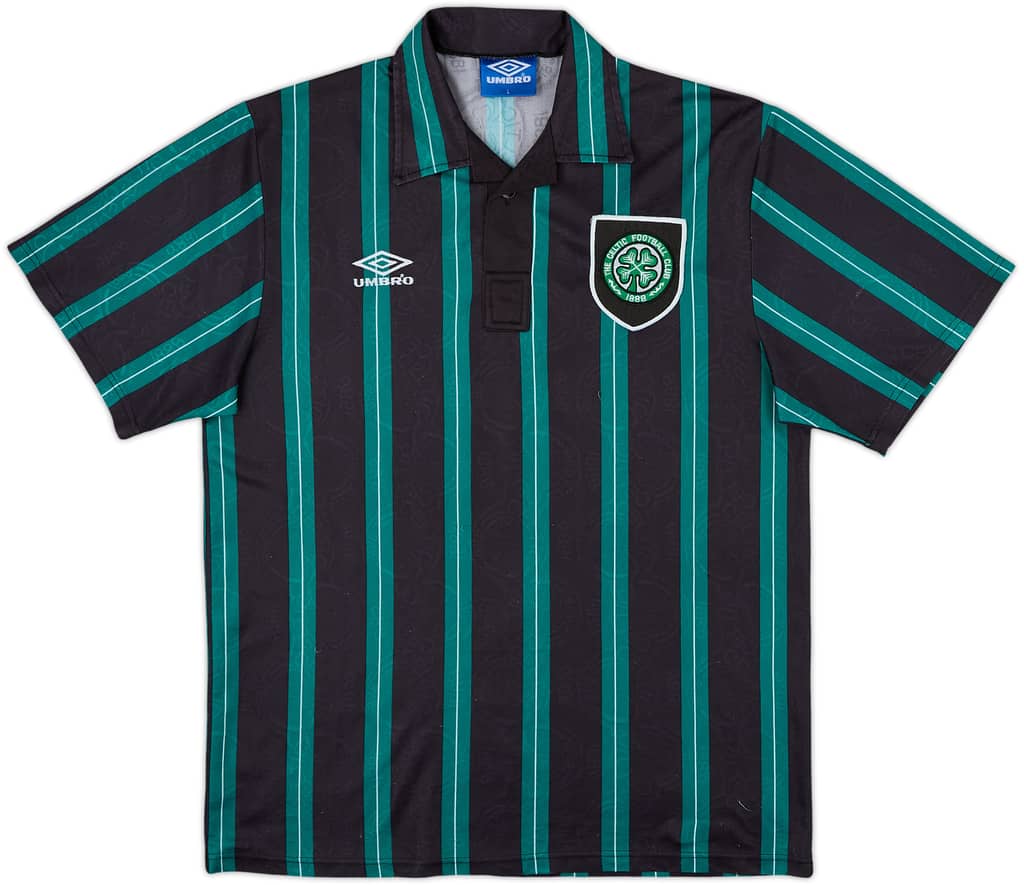 1992-93 Celtic Away Shirt - 8/10 - (L)