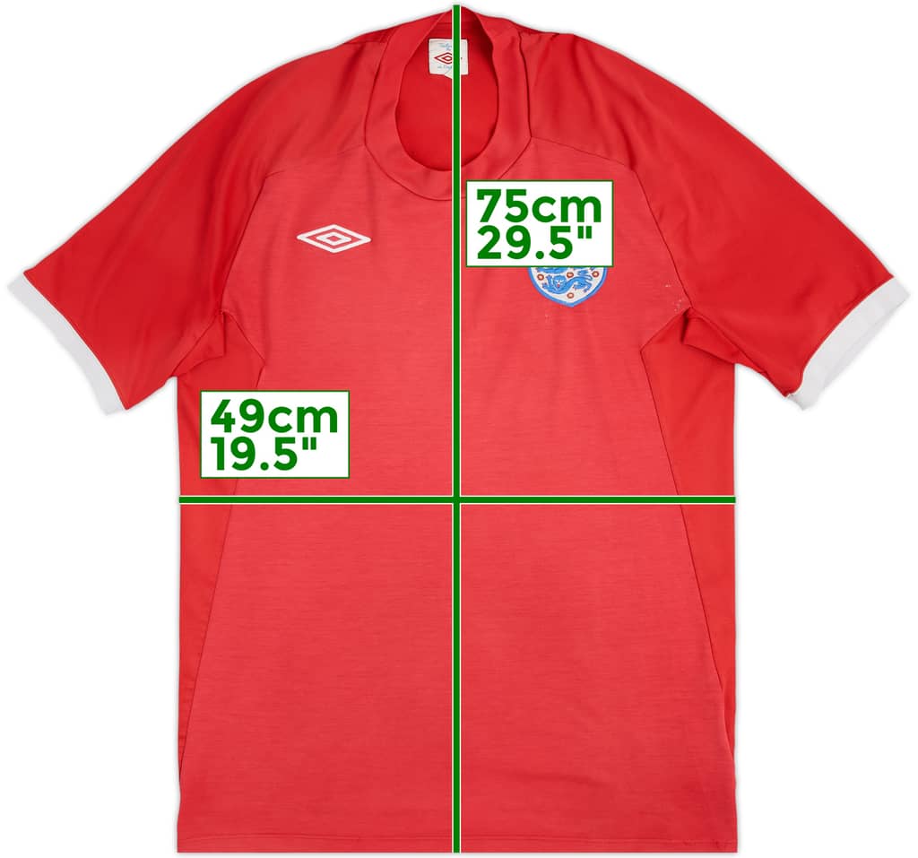 2010-11 England Away Shirt - 4/10 - (M)