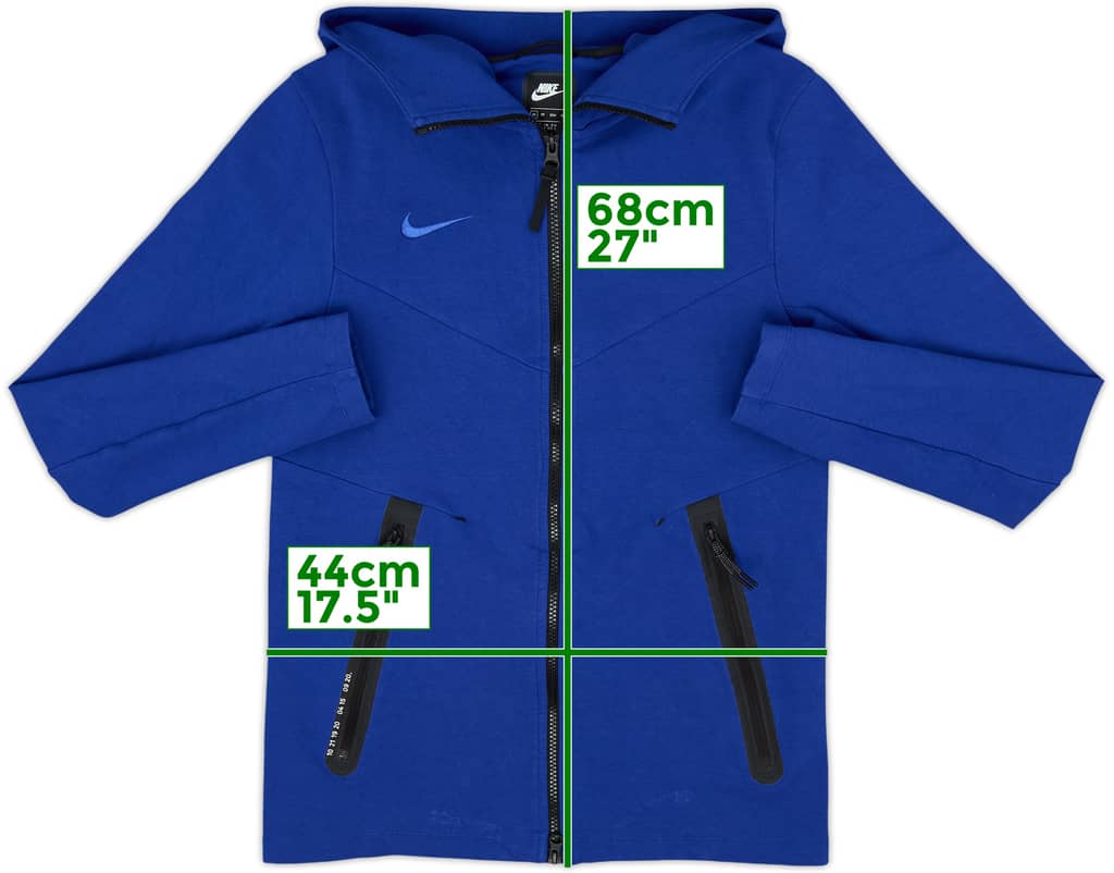 2020-21 Chelsea Nike Hooded Track Jacket - 8/10 - (XS)