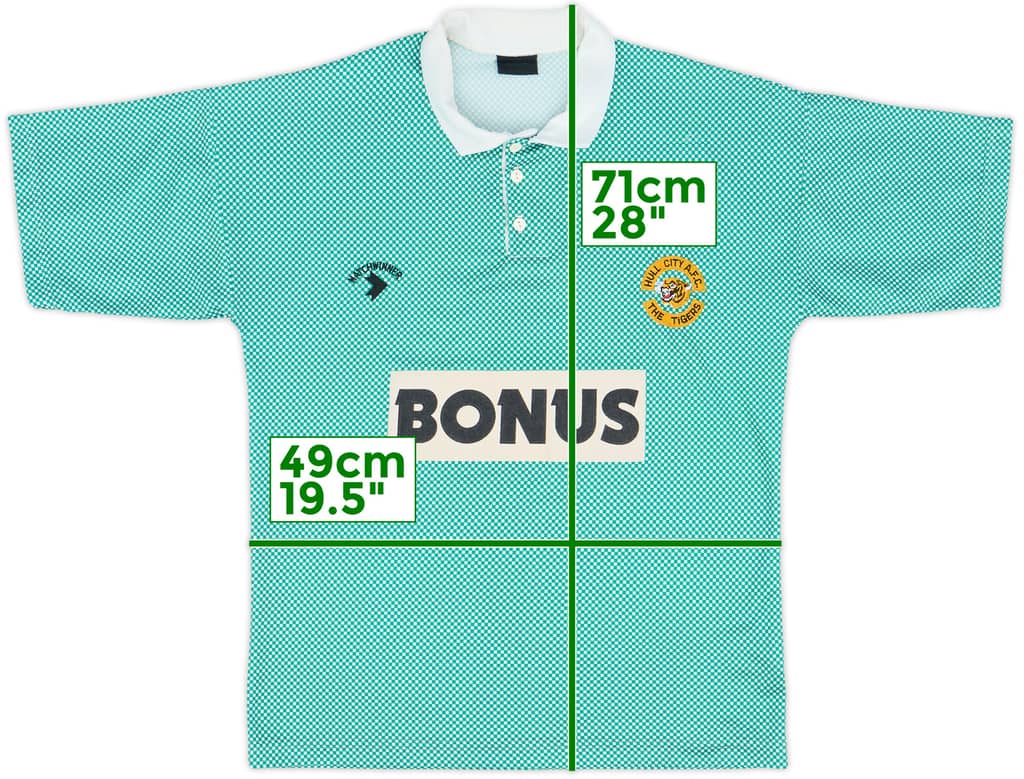 1990-92 Hull City Away Shirt - 9/10 - (M)