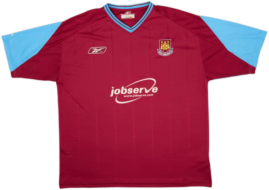 2003-05 West Ham Home Shirt - 9/10 - (XL)