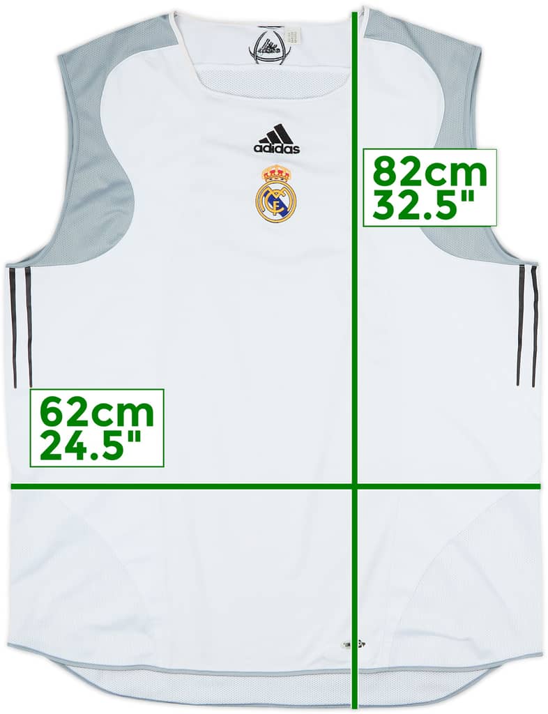 2004-05 Real Madrid adidas Training Vest - 8/10 - (XL)