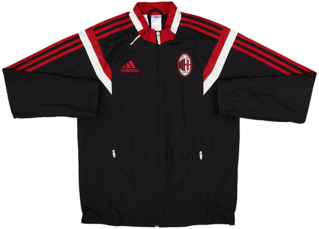 2014-15 AC Milan adidas Track Jacket - 8/10 - (XL.Boys)