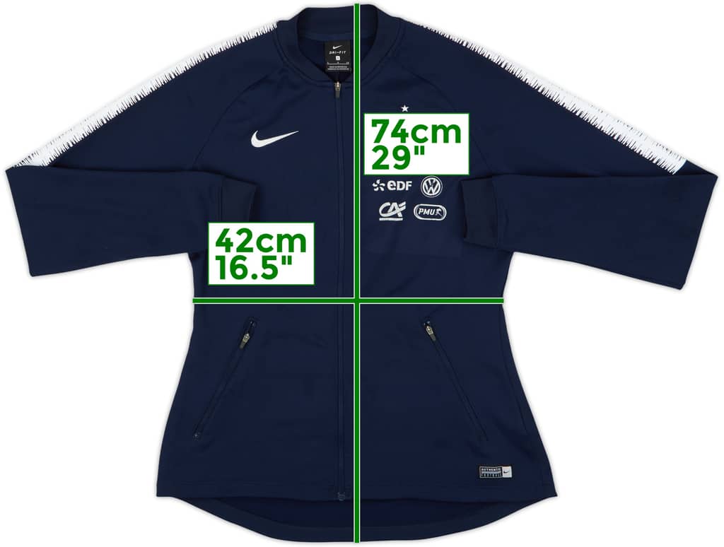 2018-19 France Player Issue Nike Track Jacket - 6/10 - (Women's S)