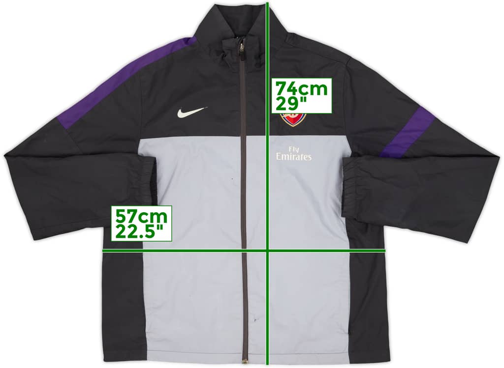 2013-14 Arsenal Nike Track Jacket - 4/10 - (L)