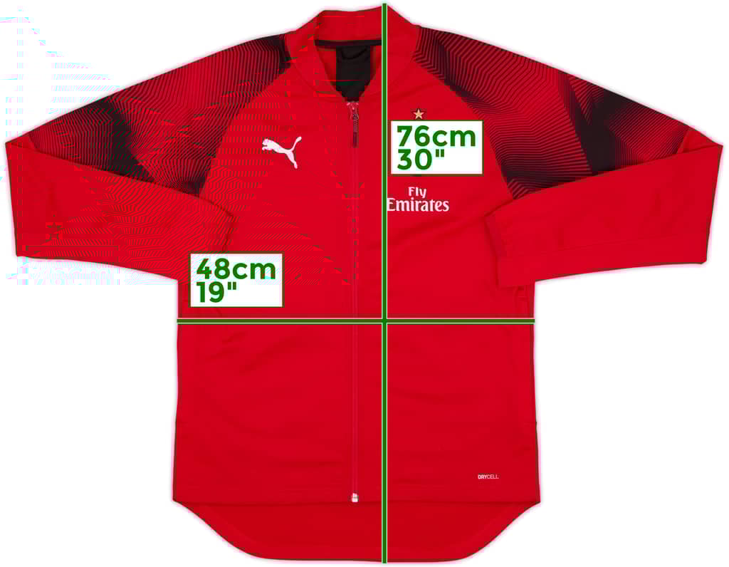 2018-19 AC Milan Puma Track Jacket - 7/10 - (S)