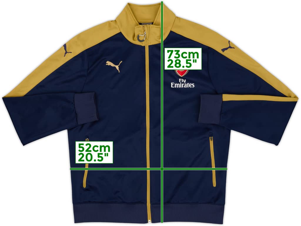 2015-16 Arsenal Puma Track Jacket - 10/10 - (L)