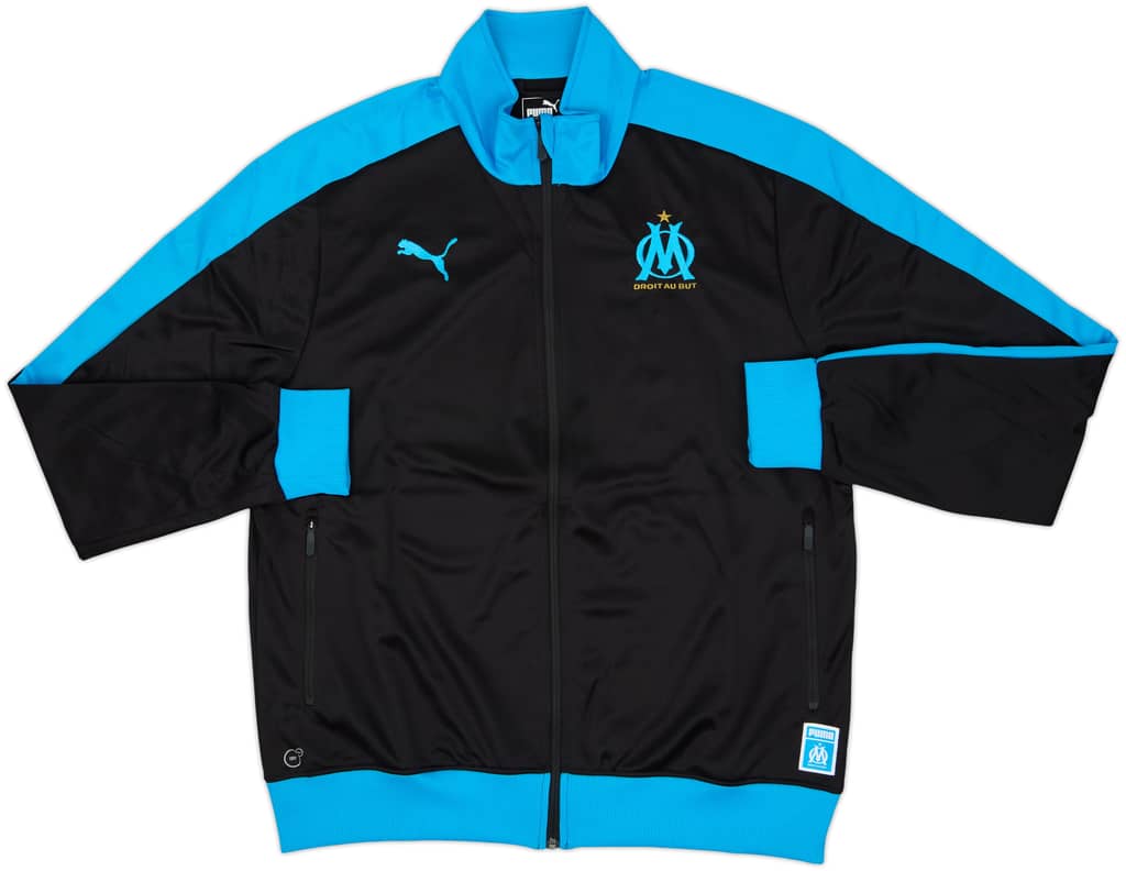2018-19 Olympique Marseille Puma Track Jacket - 10/10 - (XL)