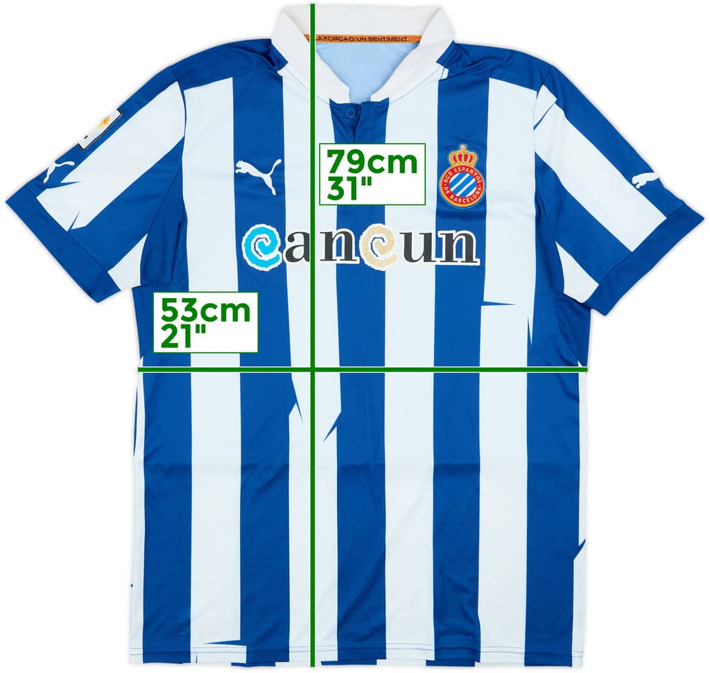 2012-13 Espanyol Home Shirt - 6/10 - (XL)