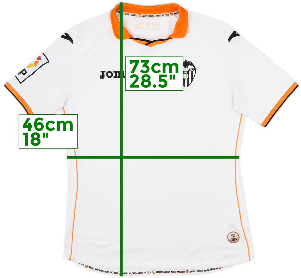 2013-14 Valencia Home Shirt - 8/10 - (S)