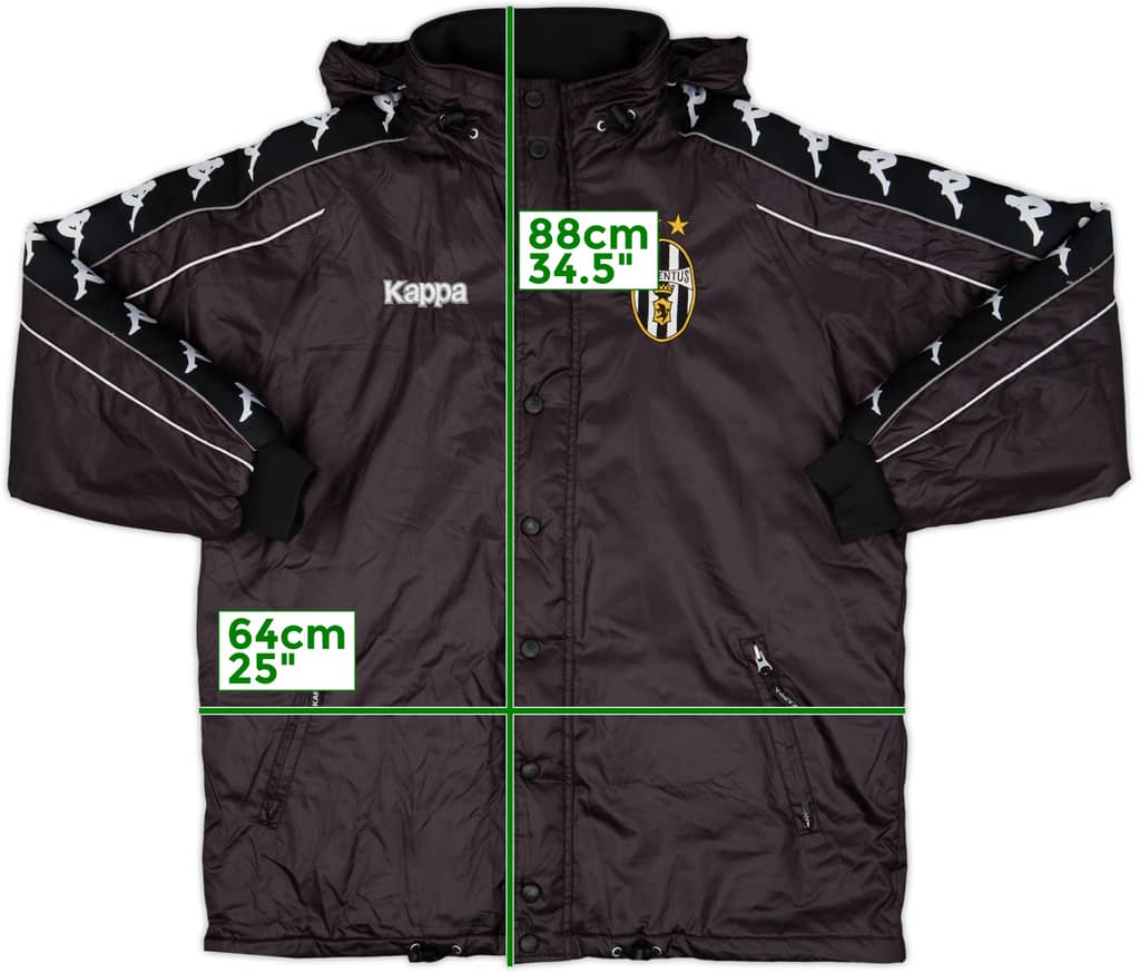 1999-00 Juventus Kappa Padded Bench Coat - 9/10 - (L)