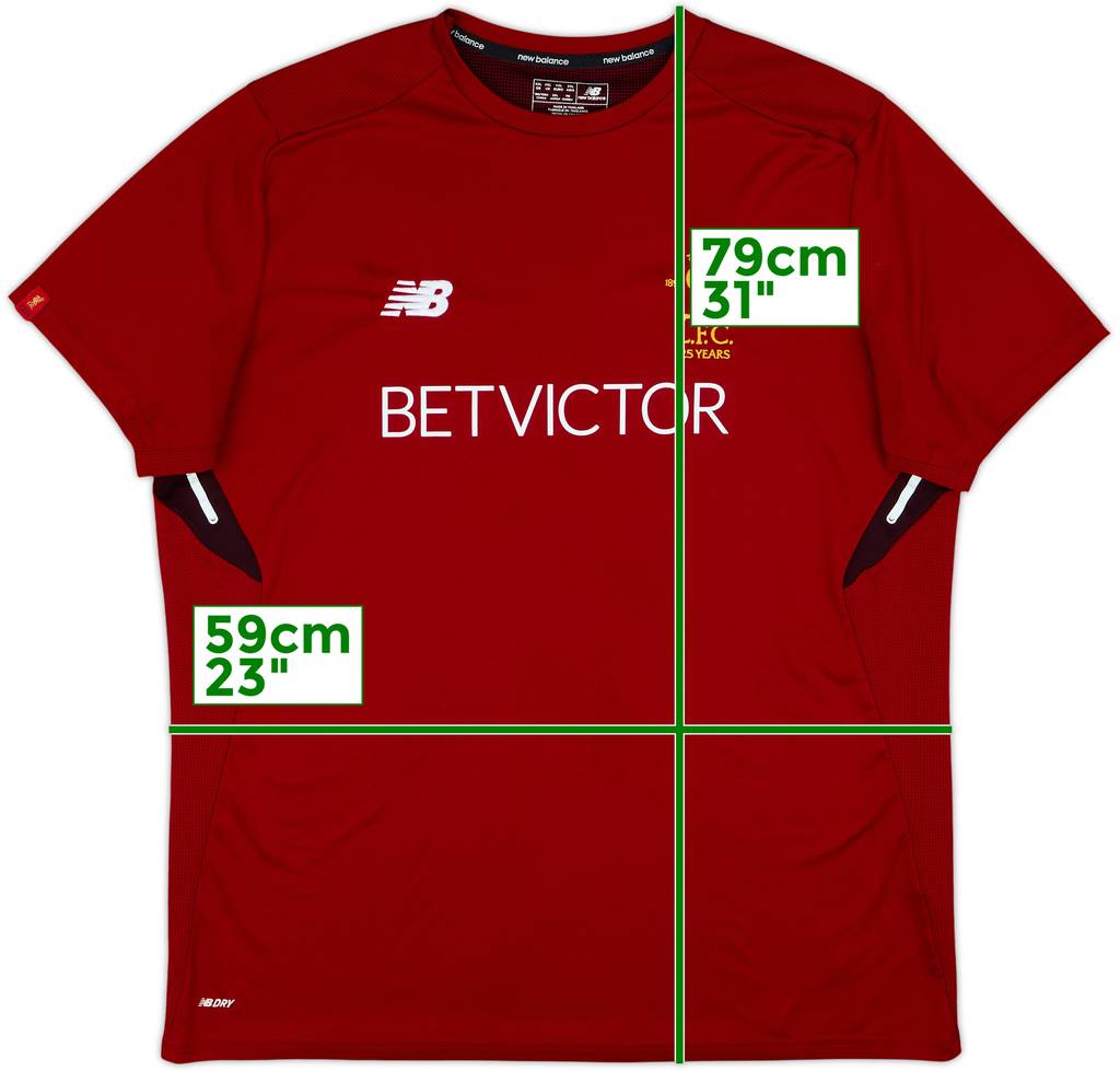 2017-18 Liverpool New Balance Training Shirt - 9/10 - (XXL)