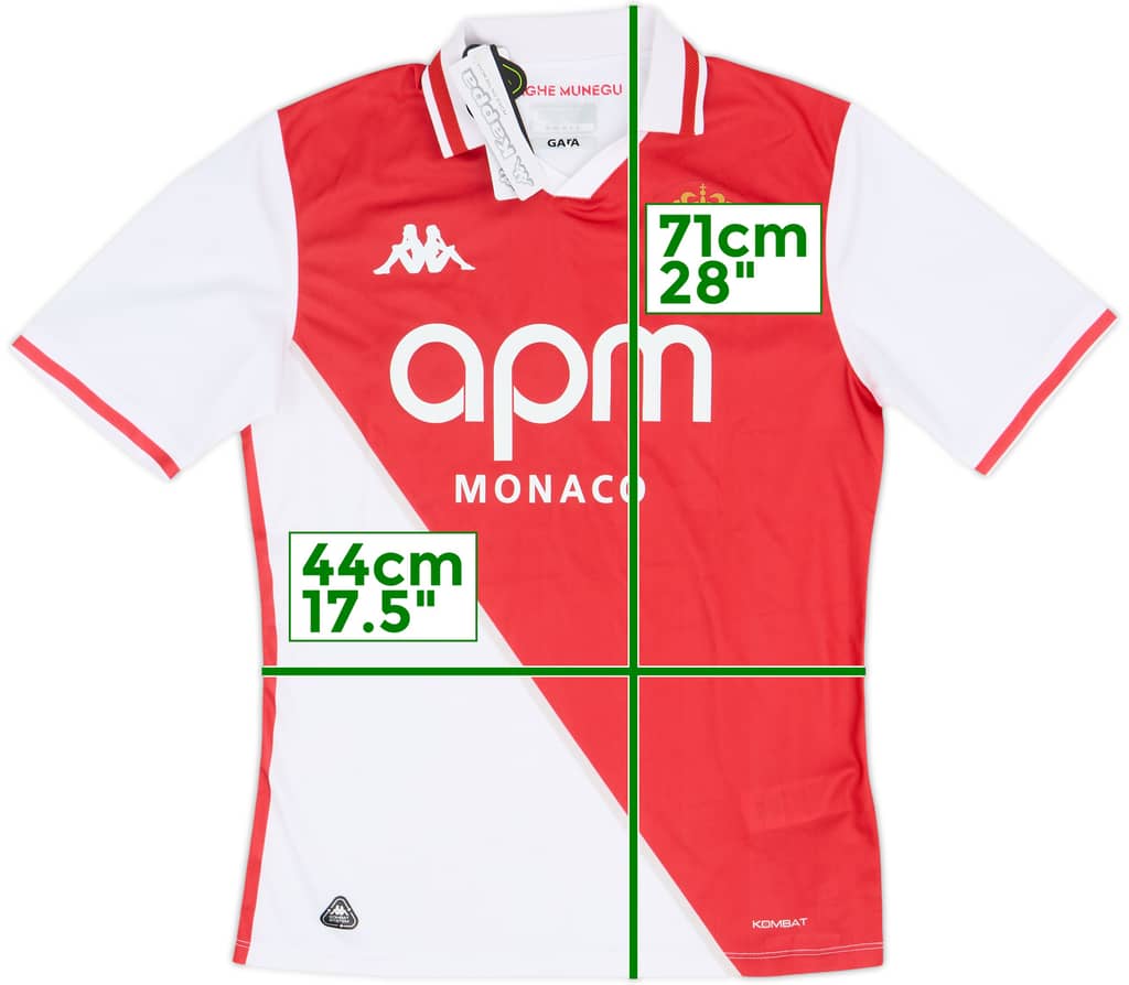 2024-25 Monaco Authentic Home Shirt (S)