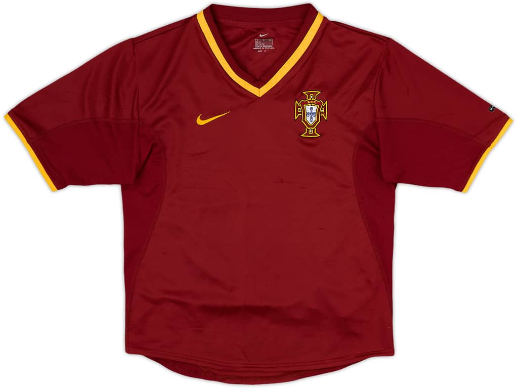 2000-02 Portugal Home Shirt - 8/10 - (M.Boys)