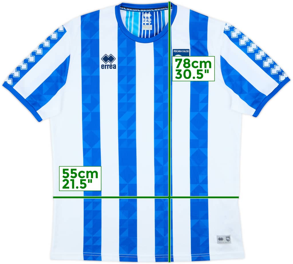 2021-22 Pescara Home Shirt - 8/10 - (XXL)