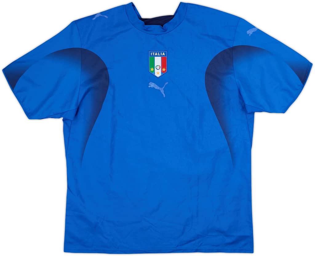 2006 Italy Home Shirt - 4/10 - (L)