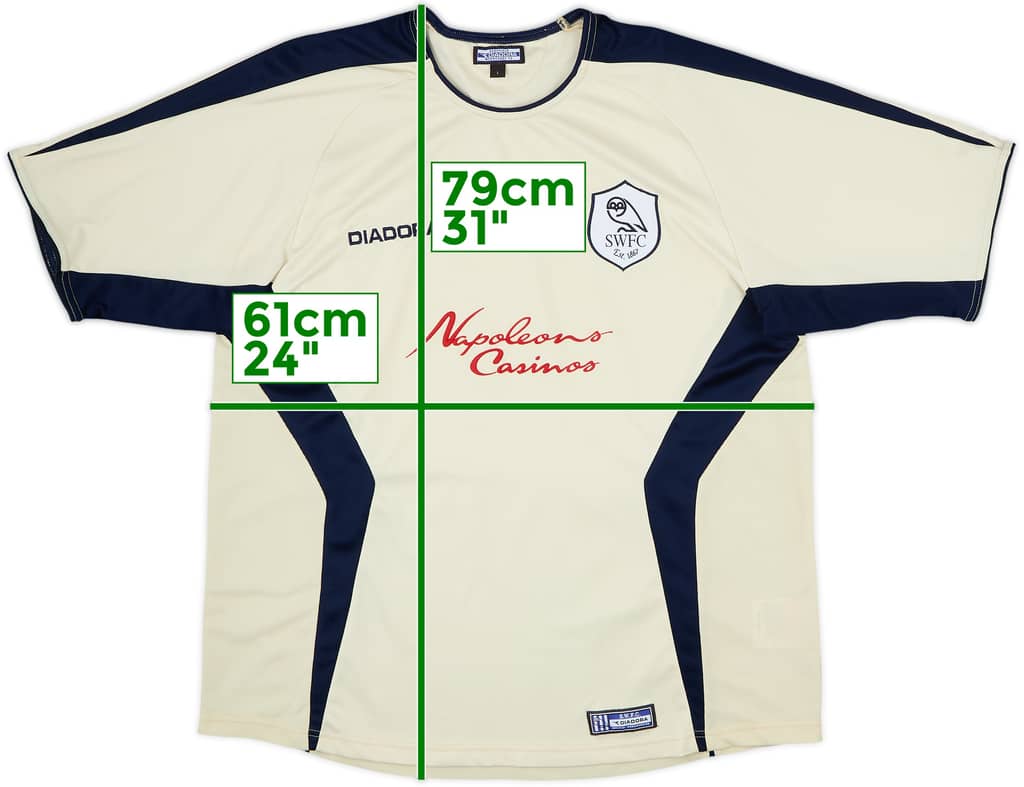2003-04 Sheffield Wednesday Away Shirt - 10/10 - (L)