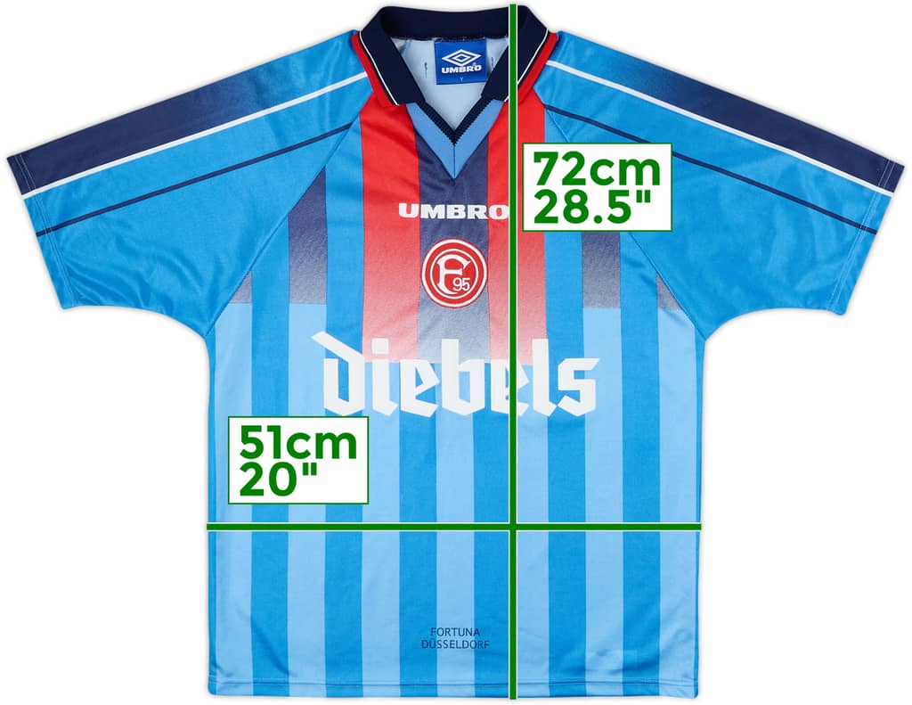 1997-98 Fortuna Dusseldorf Away Shirt - 8/10 - (Y)