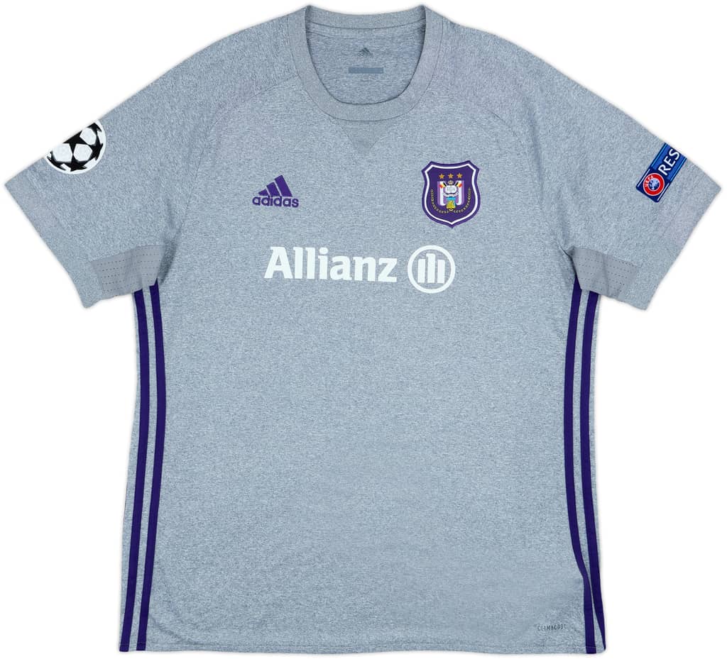 2017-18 Anderlecht Away CL Shirt - 8/10 - (L)
