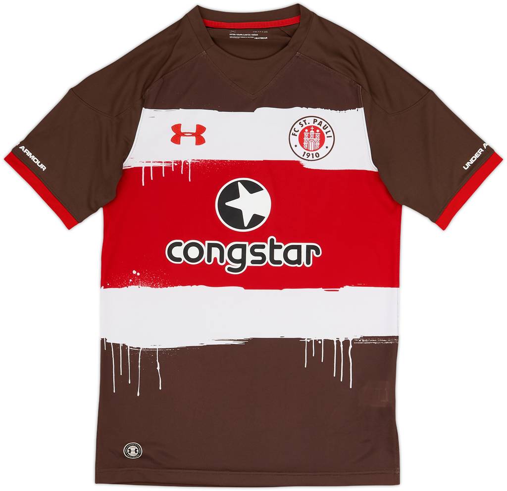 2017-18 St Pauli Home Shirt - 8/10 - (S)