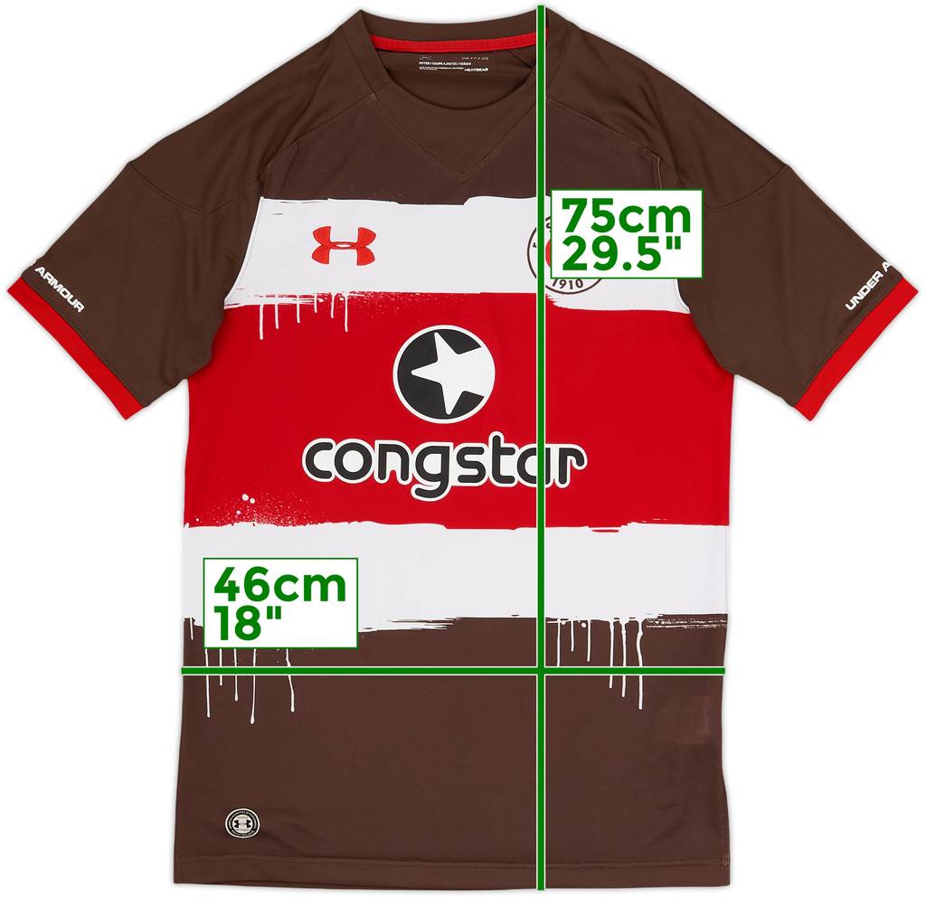 2017-18 St Pauli Home Shirt - 8/10 - (S)