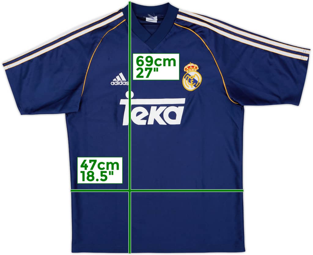 1998-99 Real Madrid Third Shirt - 8/10 - (XL.Boys)