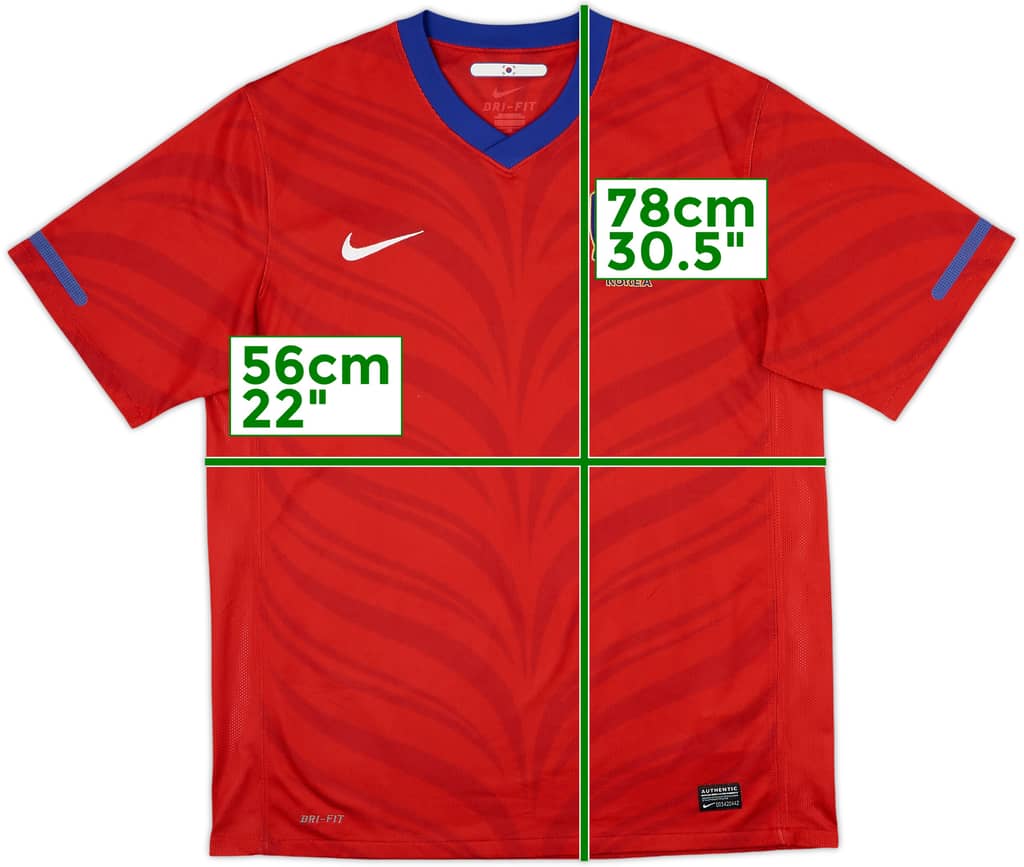 2010-12 South Korea Home Shirt - 8/10 - (XL)